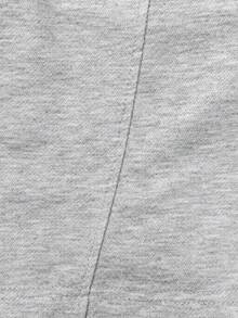 Men's Autumn Solid Color Sports Jogger Pants | Slanted Pockets & Elastic Waistband Drawstring Fashion Stitching | Casual Essential Straight Leg Pants - Light Grey - View 4