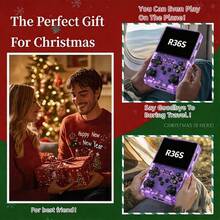 R36S Retro Handheld Game Console - 128GB Portable Gaming Device with a 3.5-inch HD Screen. This convenient, "pick up and play" gadget is easy to carry and available in three colors, making it the perfect Christmas gift for gaming enthusiasts - Übersicht 9