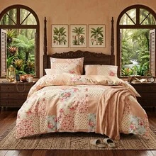 H&R Premium 3Pcs Cotton Duvet Cover Set Hypoallergenic, Breathable & Soft For Ultimate Night Comfort - Meadow - View 5