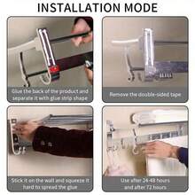 Strong Nail-Free Adhesive, Waterproof High-Strength Bonding Glue For Wall Installation, Suitable For Tiles, Wood, Metal, Bathroom, Kitchen, Super Glue - Enhanced Nail-free Adhesive - View 8