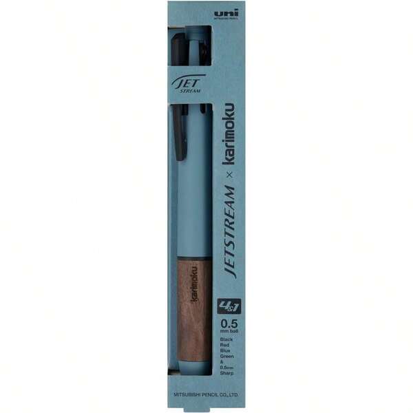 Pencil MSXE5KF05.71 Multifunction Pen Jet Stream Karimoku 41 0.5 Steel Blue