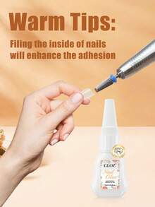 GLOZ 15ML 1pc/2pcs/3pcs/4pcs/5pcs/6pcs Nail Glue, Super Strong Fast Drying Long Lasting, Easy To Apply, Suitable For Acrylic Nails And Nail Tips, Quick Nail Repair, Nail Care And Strengthening, No UV Light Required - 15ml - View 5
