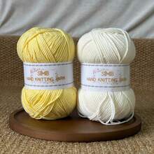 2件 100g/件 5層彩虹牛奶棉，手工編織仿棉線，長距離染色工藝，手工DIY產品，總重200g。觸感柔軟，編織順滑，耐褪色，抗起球。每球約220m±239yds - 彩色 - 查看 46