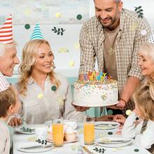 100件裝彩色紙屑 40歲生日快樂葉子造型生日派對裝飾 - 40 - 查看 7
