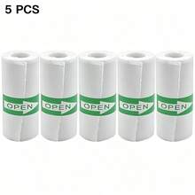 5/10/20 Rolls White Self-Adhesive Paper, Suitable For Portable High-Definition Photo Printer, Can Print Study Notes, Work, Photos, Images And Memos, Mini Printing Paper, 57mm, School Supplies, Back To School Season - Multicolor - View 12