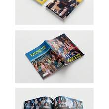 80頁禮品雜誌藝術書 Katseye 專輯 Beautiful Chaos K-POP 明星周邊收藏書，附迷你卡、貼紙、明星相簿 - A - 查看 6