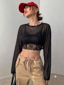 女款波羅羅披肩長袖護臂，頭巾配件，防紫外線防曬袖披肩，適合高爾夫與騎單車 - 寬鬆連肩袖 - 查看 9