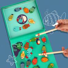 Magnetic Multi-Function Fishing Word Puzzle Game, Children Animal Early Education Cognitive Educational Parent-Child Puzzle Toy - Multicolor - View 8
