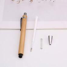 3pcs/5pcs/10pcs/20pcs Bamboo Wood Ballpoint Pens, Gift Click Pens - A - View 6