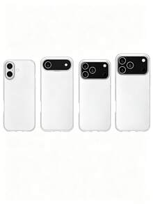 3pcs Ultra-Thin Transparent High-Definition Phone Case, Compatible With Apple 17 Air 17Pro 17 Pro Max 16 15 14 13 12 11 Pro Max Plus, Crystal Clear Hard Shockproof Shell - 3-piece Pack - View 5