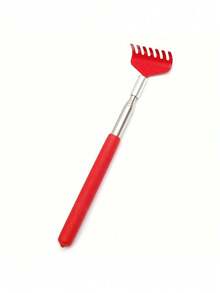 1/2PCS Stainless Steel Extendable Back Scratcher, 5-Section Adjustable Telescopic Itch Scratcher For Elderly Independent Use, Portable Itching Relief Tool For Home Travel Gym Use - View 10