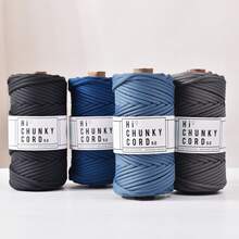 Durable 5mm Polyester Braided Rope, 300g Roll Multi-Color Yarn, Suitable For Handmade Crochet Bags And Phone Lanyards - Multicolor - View 4