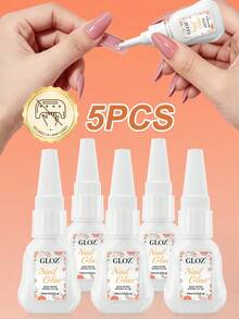 GLOZ 15ML 1pc/2pcs/3pcs/4pcs/5pcs/6pcs Nail Glue, Super Strong Fast Drying Long Lasting, Easy To Apply, Suitable For Acrylic Nails And Nail Tips, Quick Nail Repair, Nail Care And Strengthening, No UV Light Required - 15ml - View 13