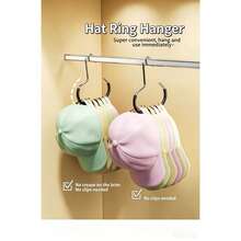 Random Color Hat Rack, Wardrobe/Closet Hat Hanger, Multi-Function Hat Display Rack, Suitable For Summer And Travel - Multicolor - View 7
