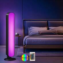 1個 10.4吋 智慧RGB LED燈條 附遙控器與USB線，現代音樂同步變色氛圍燈，適用於電競桌、電腦、電視、臥室裝飾，父親節與夏季派對完美禮物 - 多色光 - 查看 1