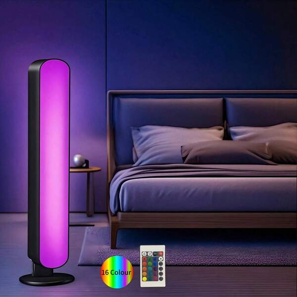 1 buah Lampu LED RGB Pintar 10,4 inci dengan Remote Control & Kabel USB, Lampu Ambient Modern yang Sinkron dengan Musik dan Berubah Warna untuk Meja Gaming, Komputer, TV, Dekorasi Kamar Tidur, Hadiah Hari Ayah & Pesta Musim Panas yang Sempurna