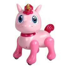 Pink Electric Unicorn + 500mAh Lithium Battery + Forward + Forward Handstand + Backward Handstand + Lie Down + Singing + Dancing + Programming - Pink - View 8