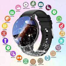 IP67 Waterproof Men's/Women's Smartwatch, Equipped With 210mAh Large Capacity Battery; High-Definition Full Touch Screen; Wireless Calling; Message Notification; Weather Forecast; Watch Face Wallpaper; Colorful Strap; Fashion Style; Best Gift Choice, Suitable As Gift For Friends, Holiday Gift - View 3