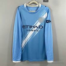 2627 US-Canada-Mexico World Cup Argentina Spain Mexico Germany Thai Version Fan Long Sleeve Football Jersey Shirt - 2526 Manchester City Home Ground - View 2