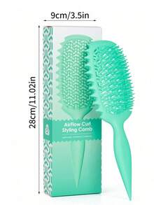 Aquaman brush 卷发梳，卷发定型梳，女士卷发造型梳，卷发梳理定型梳，减少拉扯和卷发分离，打造清晰卷度，Candybrush 设计 - 彩色 - 查看 9