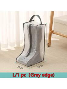 3/2/1pc Boot Storage Bags, Long & Short Boot Storage Shoe Bags, New Fashion Transparent Shoe & Boot Dust Covers, Women's High-Top & Ankle Boot Specialized Boot Bags, Zipper & Handle Boot Covers,Shoe Protection,Suitable For Flats, Ankle Boots & High. - Clear - View 21