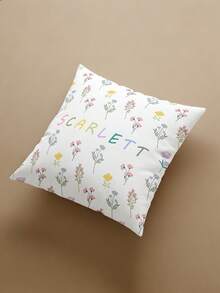 1pc Customized Personalized Text Printed Pillowcase, Double-Sided Printed Pillowcase, Suitable For Holidays, Customizable Name, Gift For Family, Friends And Yourself - Multicolor - View 7