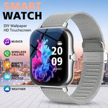 Reloj inteligente 2026 nuevo de 1.83 pulgadas con pantalla táctil HD completa, unisex, compatible con llamadas/respuestas telefónicas, podómetro, contador de calorías, múltiples modos deportivos, notificación de mensajes y recordatorio de llamadas, reloj inteligente multifunción, reloj inteligente deportivo, compatible con sistemas Android/iOS - Multicolor - Ver 11