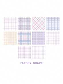 1pc/4pcs Fresh Macaron Color Series Plaid Sticky Notes, Multiple Exquisite Grid Textures, 200 Thick Non-Bleed Sheets Per Box, Smooth Writing Without Smudging, Suitable For Planner Collage, Daily Memo, Desktop And Wall Decoration, Gentle Atmosphere Gift For Stationery Lovers, Office Supplies, Learning Stationery - one-size - View 6