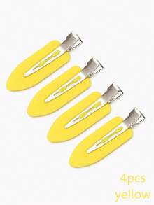 4/5/20pcs Women's Solid Color Surfboard Hair Clips, No-Crease Hair Styling Tools, Decorative Hair Clips Suitable For Daily Use - Multicolor - View 9