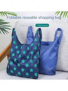1/2/3pcs Lightweight Portable Handbag, Casual Reusable Shopping Bag, Random Color Travel Large Capacity Cosmetic Storage Box, Suitable For Lipstick, Skincare Products, Phone, Coins, Small Items, Home And Vacation Use - Multicolor - View 5