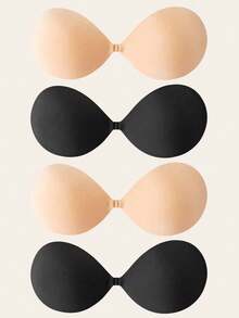 Bra Push-Up Tak Terlihat - Tanpa Tali, Model Leher Halter Transparan, Cocok untuk Gaun Tanpa Punggung dan Gaun Pengantin - Disarankan untuk Naik Satu Ukuran dari Ukuran Anda yang Biasa. - Beraneka warna - View 21