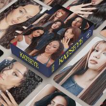 Set de 55 tarjetas fotográficas coleccionables impresas en HD, mercancía para fans de grupos de chicas para colección - Multicolor - Ver 5