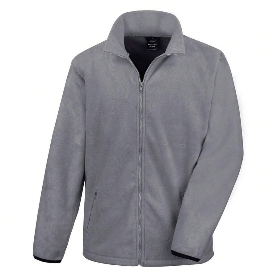 Result Mens Core Fashion Fit Outdoor Fleece Jacket - Pure Grey - View 1