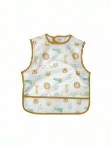 1PC Toddler Sleeveless Feeding Bib,Baby Bib,Washable Soft Toddler Bibs - Multicolor - View 11
