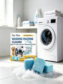 JUE FISH Washing Machine Cleaner Tablet Deep Cleaning Deodorizer Descaling Effervescent Tablet For Laundry Drum Home Cleaning Supplies,Deodorizing Descaling Effervescent Laundry Tub Cleaning Tablet - Multicolor - View 4