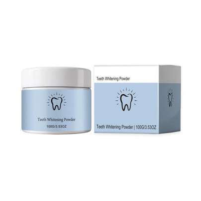 Teeth Whitening Toothpaste Powder Can Easily Remove Dental Plaque, Pigmentation, And Tartar, Effectively Remove Stains, Gently Clean Oral Hygiene, Care For Gums, Freshen Breath, And Protect Dental Health.