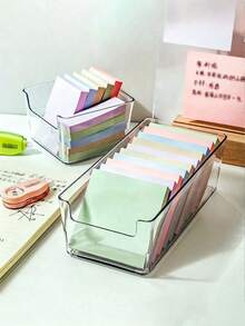 6件透明抽屜收納盒,幫助您整理桌面 - 適用於小隔層收納盒 - 可組合 - 分類收納盒 - 多款 - 查看 2