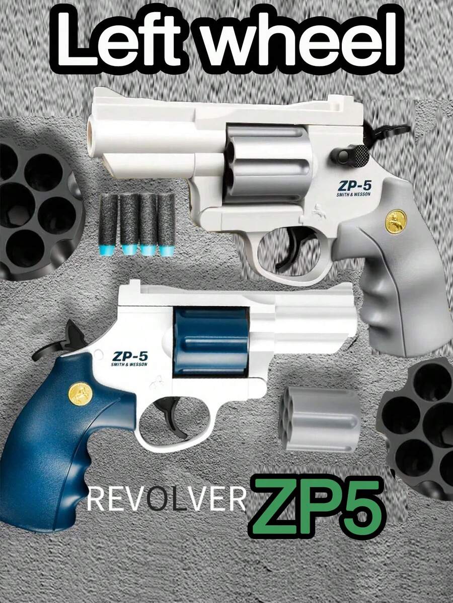 Realistic Soft Bullet Gun Toy, Shooting Capability, Handgun Model, Toy Gun, Toy Model, Handgun Model, Party Costumes And Props, Random Accessory Colors, Geek Stick, Sniper Rifle, Plastic Gun, Toy Revolver, Gift