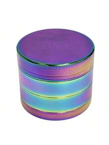 1/2pcs Portable Metal Grinder, Tool Grinder, Cute Design, Better Grip, Kitchen Essential, Cute Aluminum Alloy, Travel Essential, Camping, Durable Metal Grinding Bed, With Anti-Slip Knurled Cap - Multicolor - View 4
