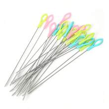 10pcs Stainless Steel Straw Cleaning Brush Set, Nylon Bristle Bottle Brush, Individually Packaged, Suitable For Straws, Baby Bottles, Sippy Cups, Travel Mugs, Water Bottles And Small Tubes, Portable Home Kitchen Cleaning Tools, Back To School Supplies - Colored Stainless Steel - View 3