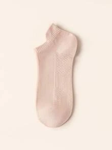 5/6/20/30 Pairs Women's Mesh Breathable Cotton Socks, Moisture-Wicking Anti-Odor Thin Ribbed Low-Cut Invisible Socks, Casual Everyday Socks - Multicolor - View 8