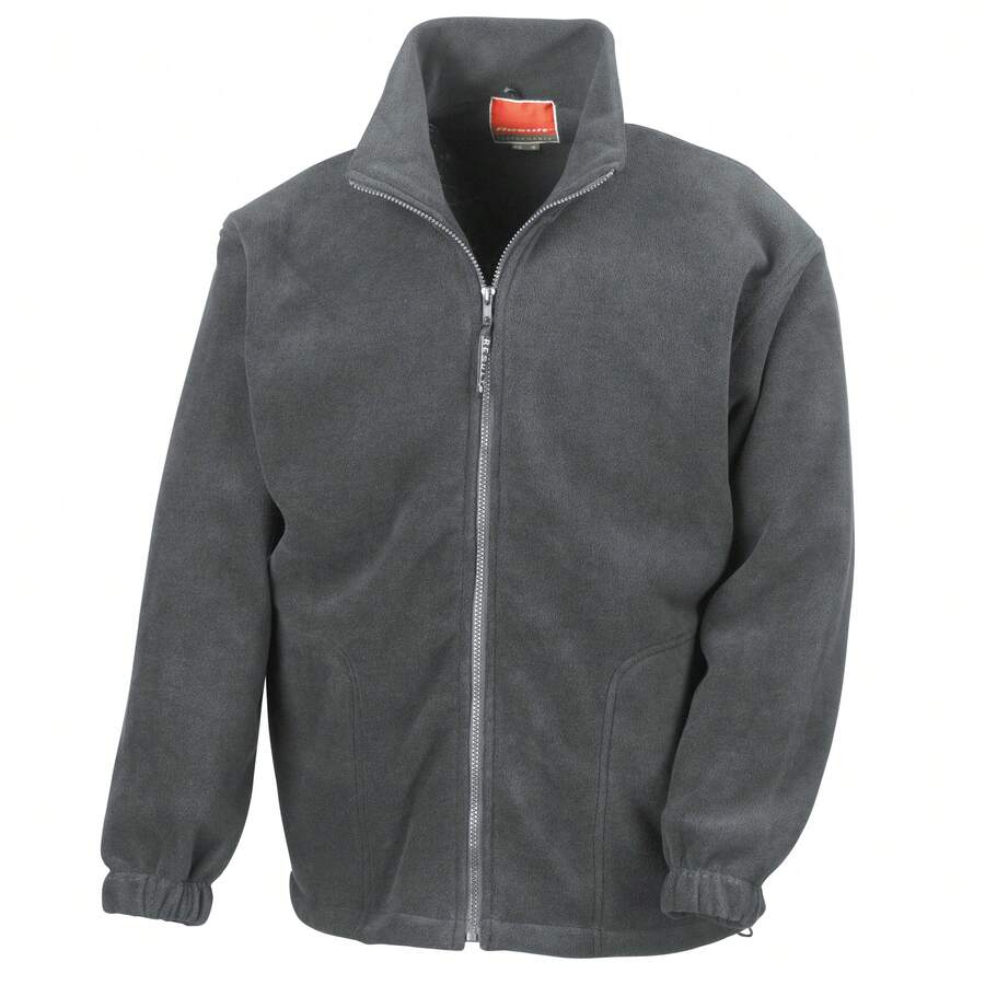Result Mens Full Zip Active Fleece Anti Pilling Jacket - Oxford Grey - View 1