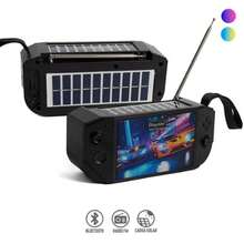 BUYTITI Bluetooth Speaker With Solar Panel And FM Radio - View 1