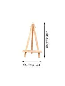 1pc Natural Wood Display Easel, Wooden Frame Drawing Board, Small Oil Painting Board, Desktop Oil Painting Easel, Student Professional Drawing Board Art Display Stand, Creative Desktop Support - Wood Color - View 15