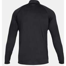 Under Armour Mens 2.0 Half Zip Technical Top - Black/Charcoal Grey - View 2