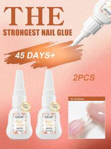 GLOZ 15ML 1pc/2pcs/3pcs/4pcs/5pcs/6pcs Nail Glue, Super Strong Fast Drying Long Lasting, Easy To Apply, Suitable For Acrylic Nails And Nail Tips, Quick Nail Repair, Nail Care And Strengthening, No UV Light Required - 15ml - View 14