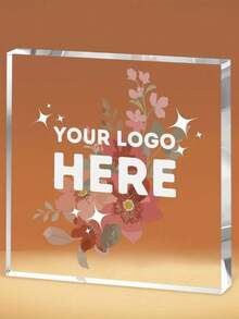 Customized Acrylic Plaque, Personalized Your Logo Acrylic Plaque, Business Logo, Customize Your Picture, Custom Logo Plaque Gift, Suitable For Desk Decoration - Multicolor - View 6