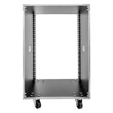 Futchoy 16U Server Rack Open Frame Rolling Network Data Rack 19 Inch W/ Casters 4 Pos - Black - View 6