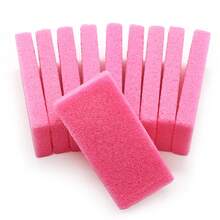JEARLYU 2/3/5/8/10pcs Pink Pumice Stone Foot Scrubber Foot File PU Foam Pumice Stone Cleaner Pumice Stone File Remove Foot Callus Dead Skin Brush - Pink - View 7