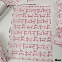 30 Sheets Gift Wrapping Paper, Pink Bow Pattern Wrapping Paper, Large Wrapping Paper, Holiday Decoration Wrapping Paper, High-End Gift Wrapping Paper, Creative DIY Handicraft Wrapping Paper, Bouquet Wrapping Paper, Suitable For Holiday, Wedding, Birthday, Gift, Party Decoration Wrapping Paper. - Packaging Paper - View 11